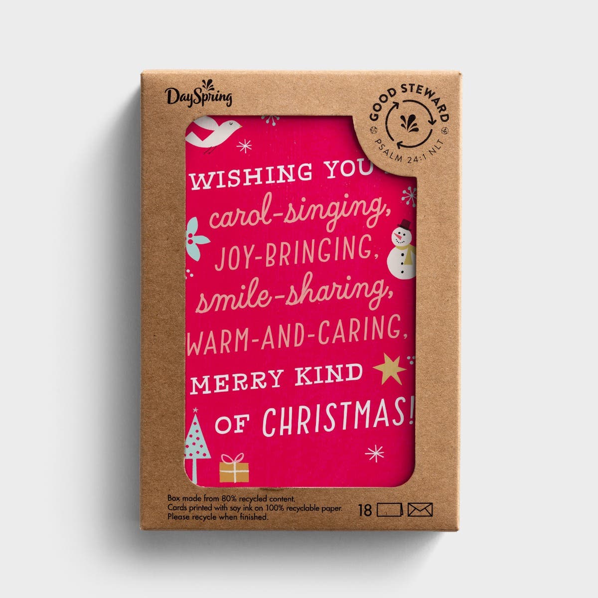 Good Steward - Carol Singing Kind of Christmas - 18 Christmas Boxed Cards and Envelopes