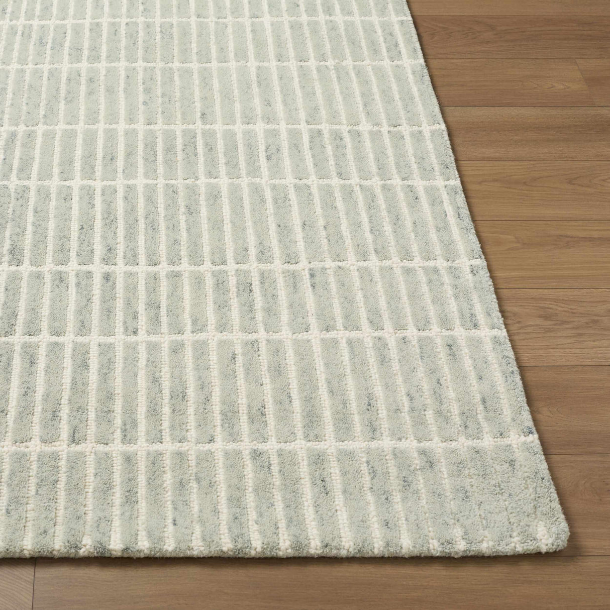 Finial Sage Wool Area Rug