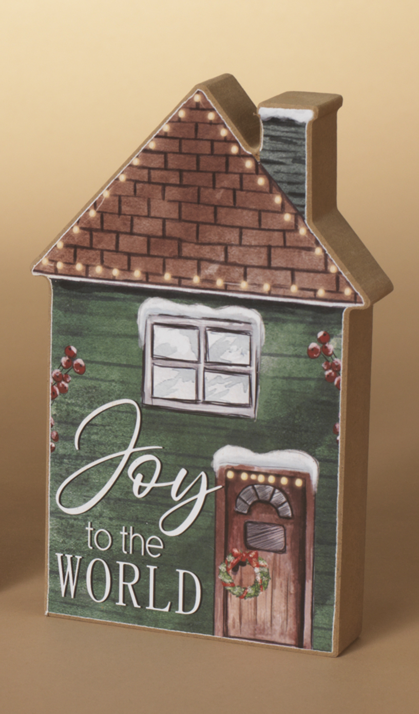 Wooden Holiday House Block -