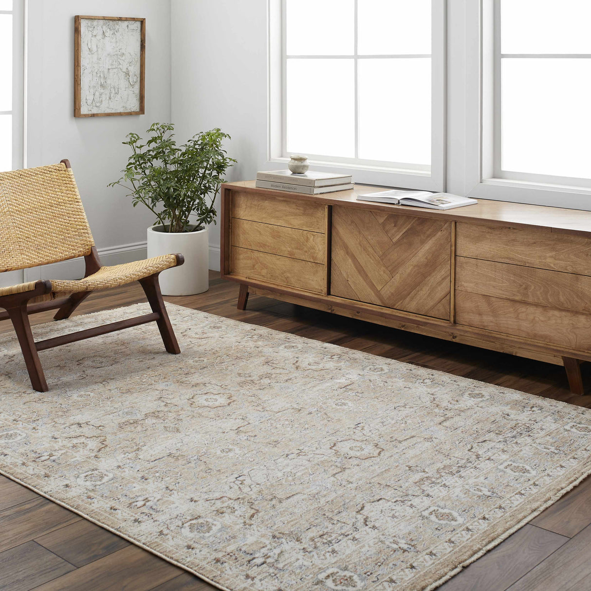 Vilda Carved Statement Rug - Clearance