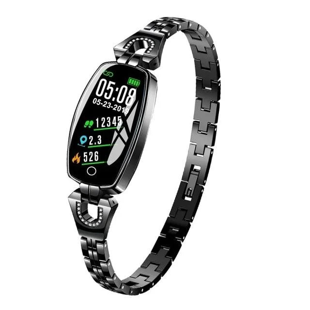 Women’s Fitness Tracker Watch Heart Rate Blood Pressure IP67 Waterproof