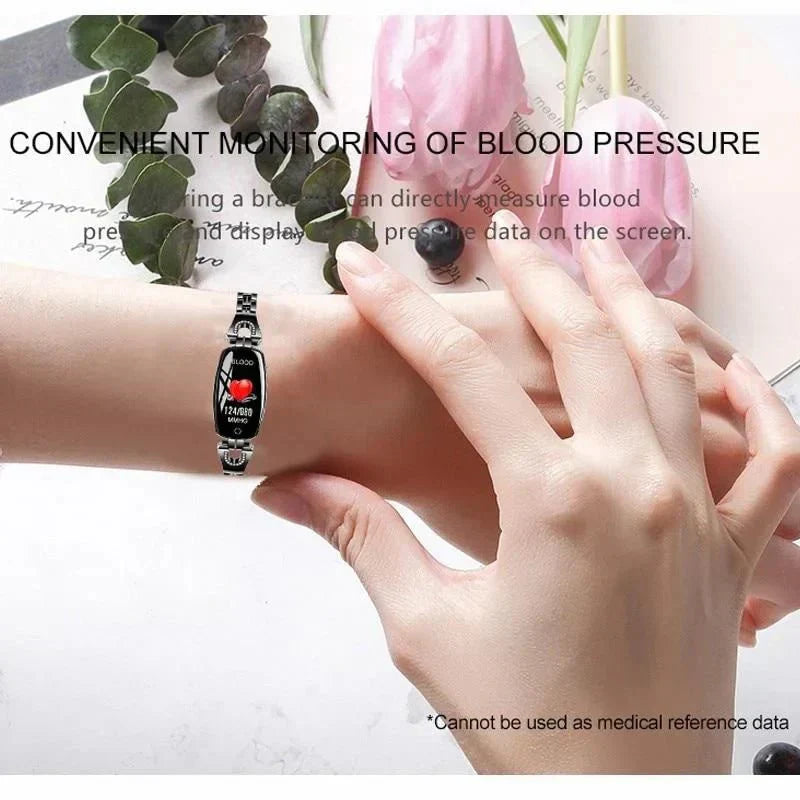 Women’s Fitness Tracker Watch Heart Rate Blood Pressure IP67 Waterproof