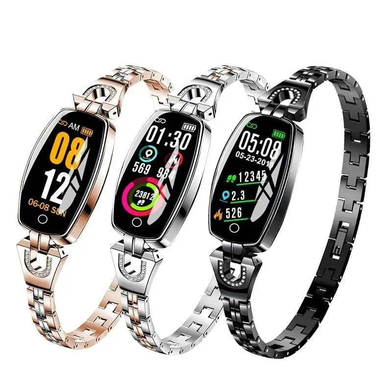Women’s Fitness Tracker Watch Heart Rate Blood Pressure IP67 Waterproof