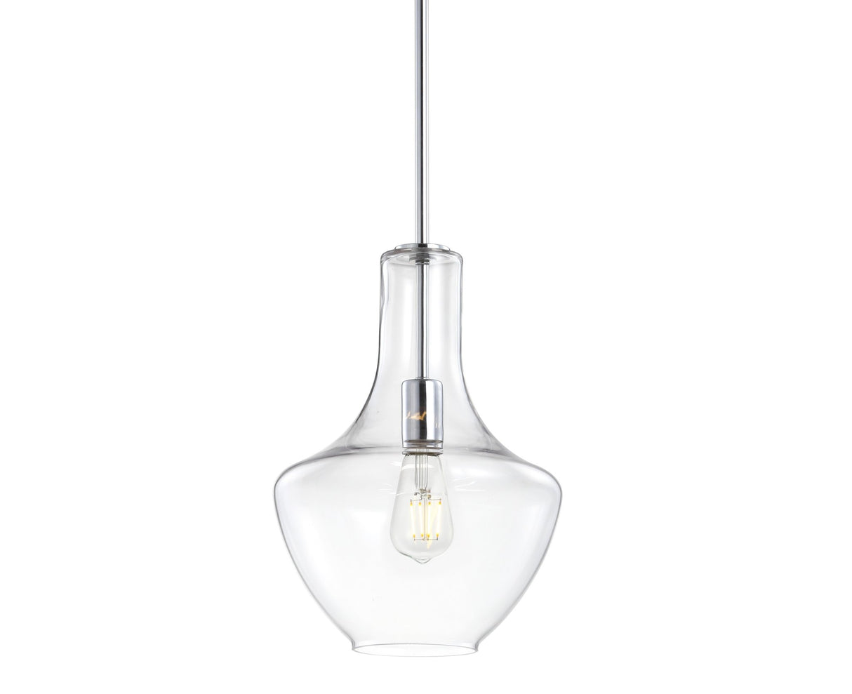 Watts 1 - light mid - century modern iron/glass led pendant - Tuesday Morning - Pendants