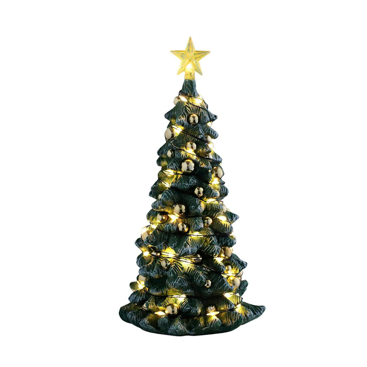 Light-up Snowy Tree - 6.5 Inch