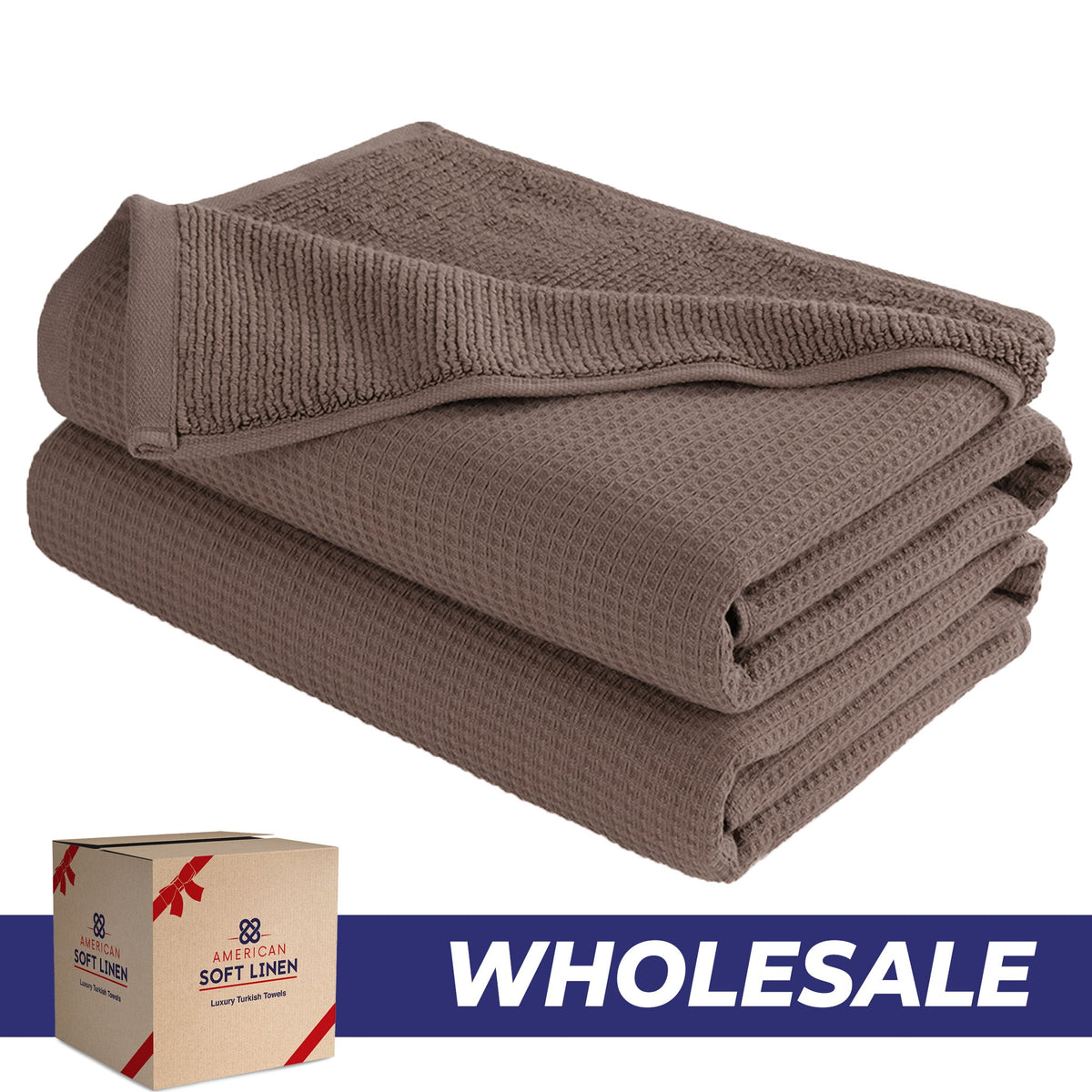 NOLA 2-Pack 100% Turkish Cotton Bath Towels – Wholesale Case Pack of 14