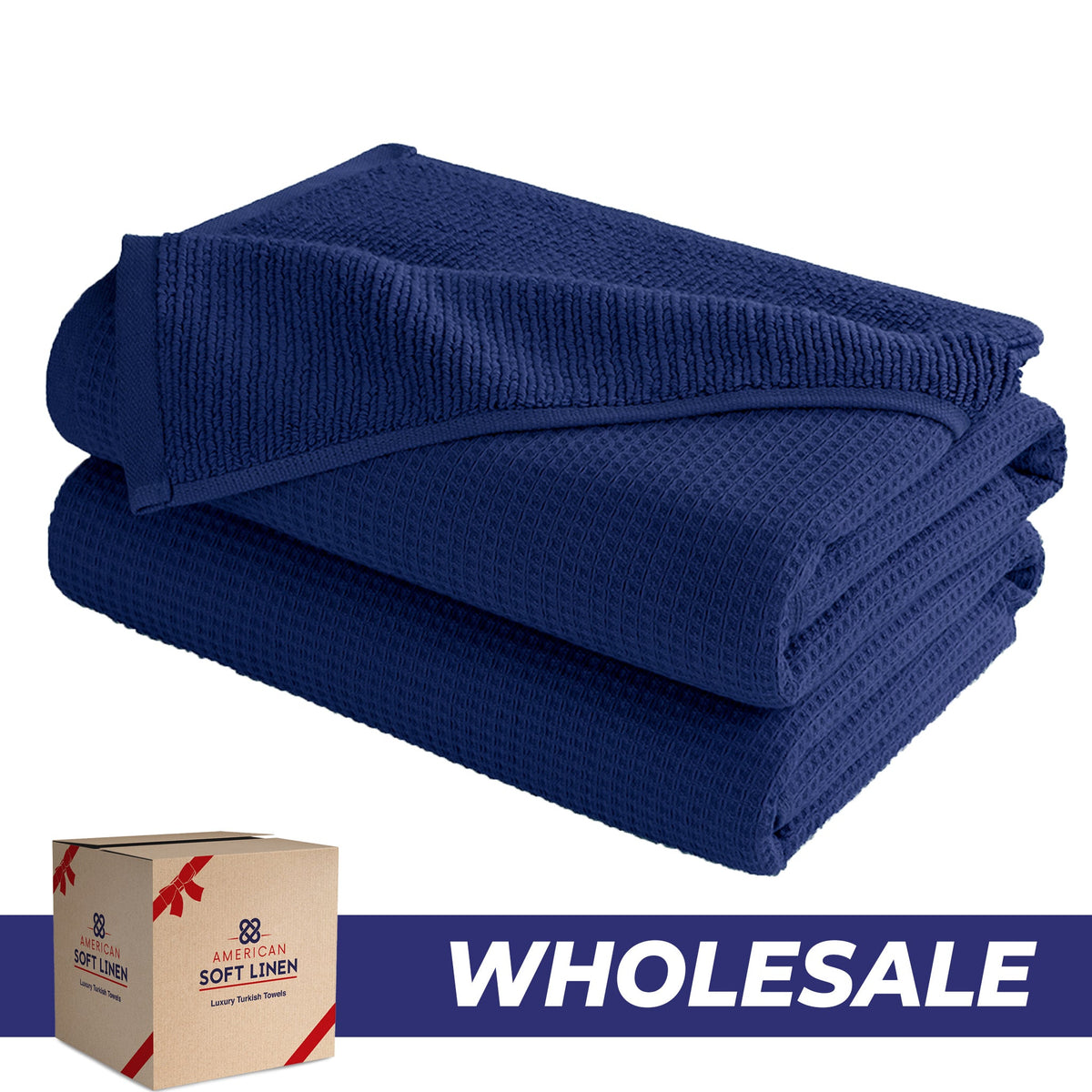 NOLA 2-Pack 100% Turkish Cotton Bath Towels – Wholesale Case Pack of 14