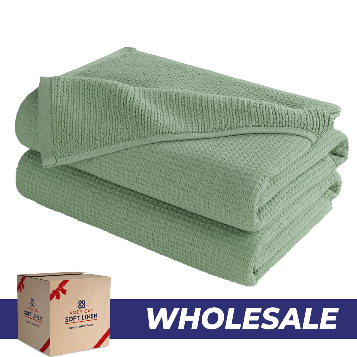 NOLA 2-Pack 100% Turkish Cotton Bath Towels – Wholesale Case Pack of 14