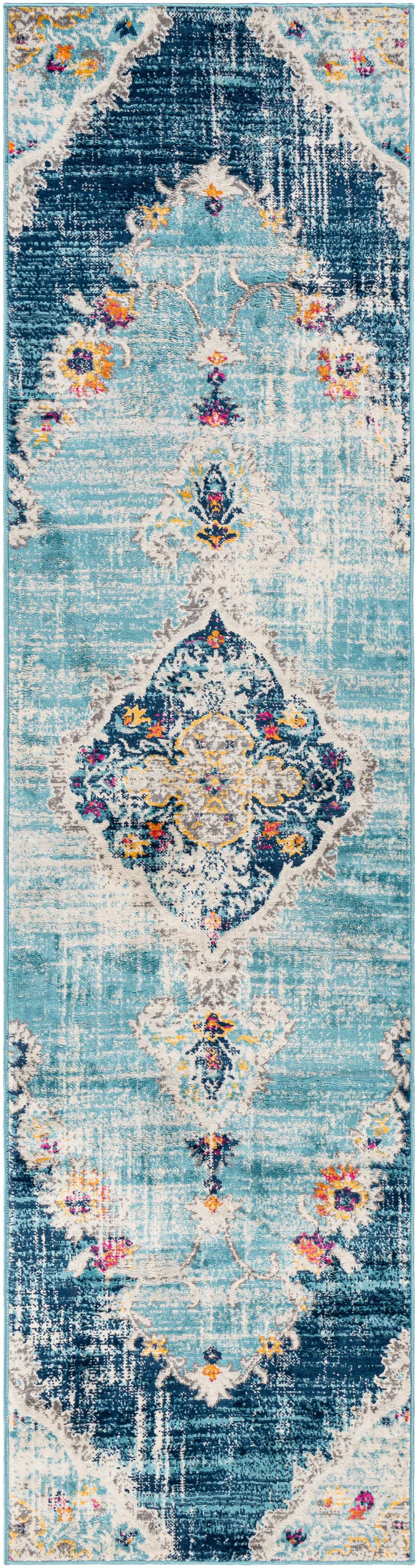 Wallsburg Blue Area Rug