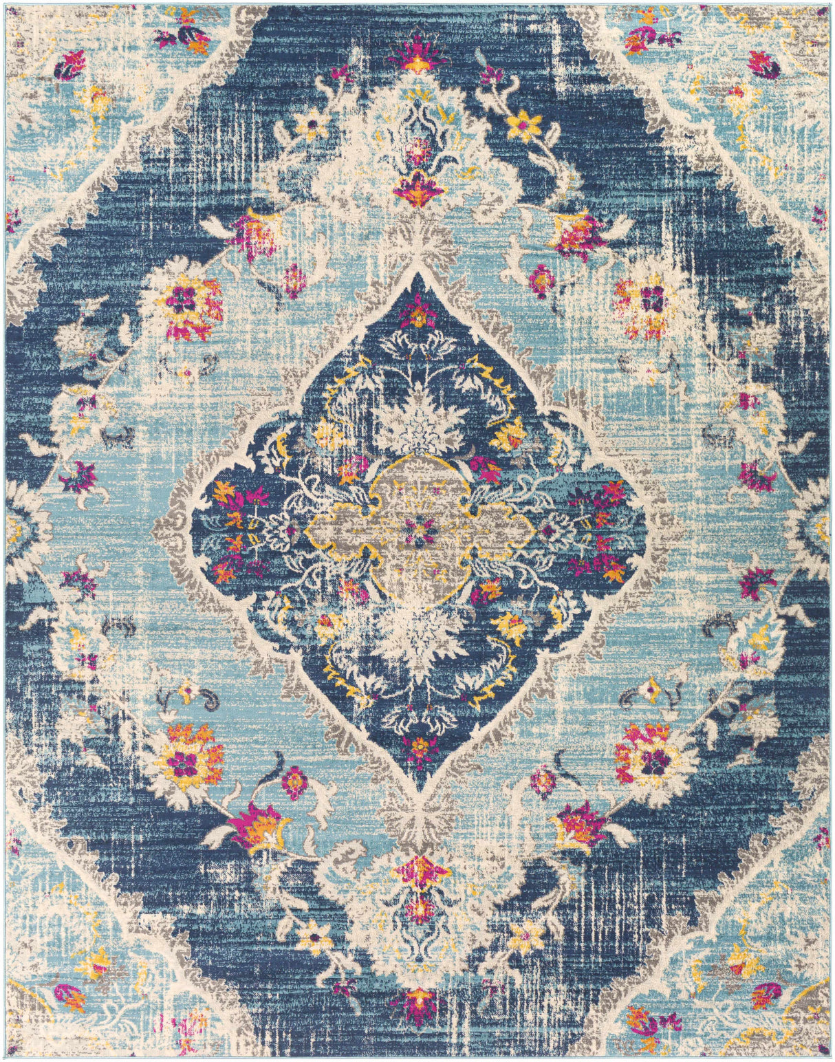Wallsburg Blue Area Rug