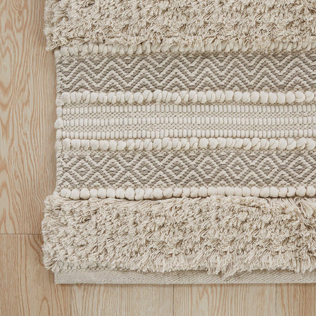 Woven texture stripe bath rug - Tuesday Morning - Bathroom Rugs