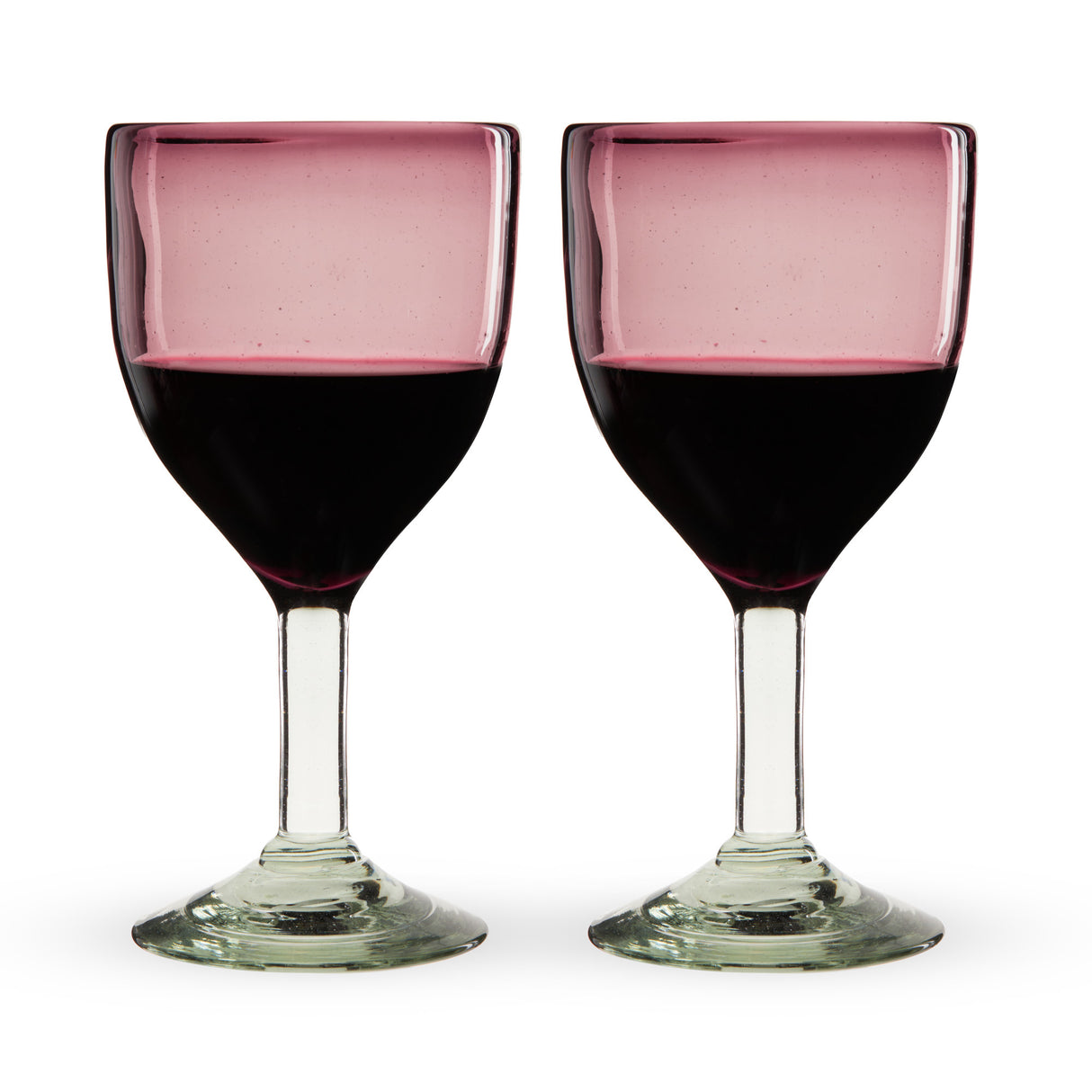 Rosado Stemmed Wine Glass Set by Twine Living- Set of 2