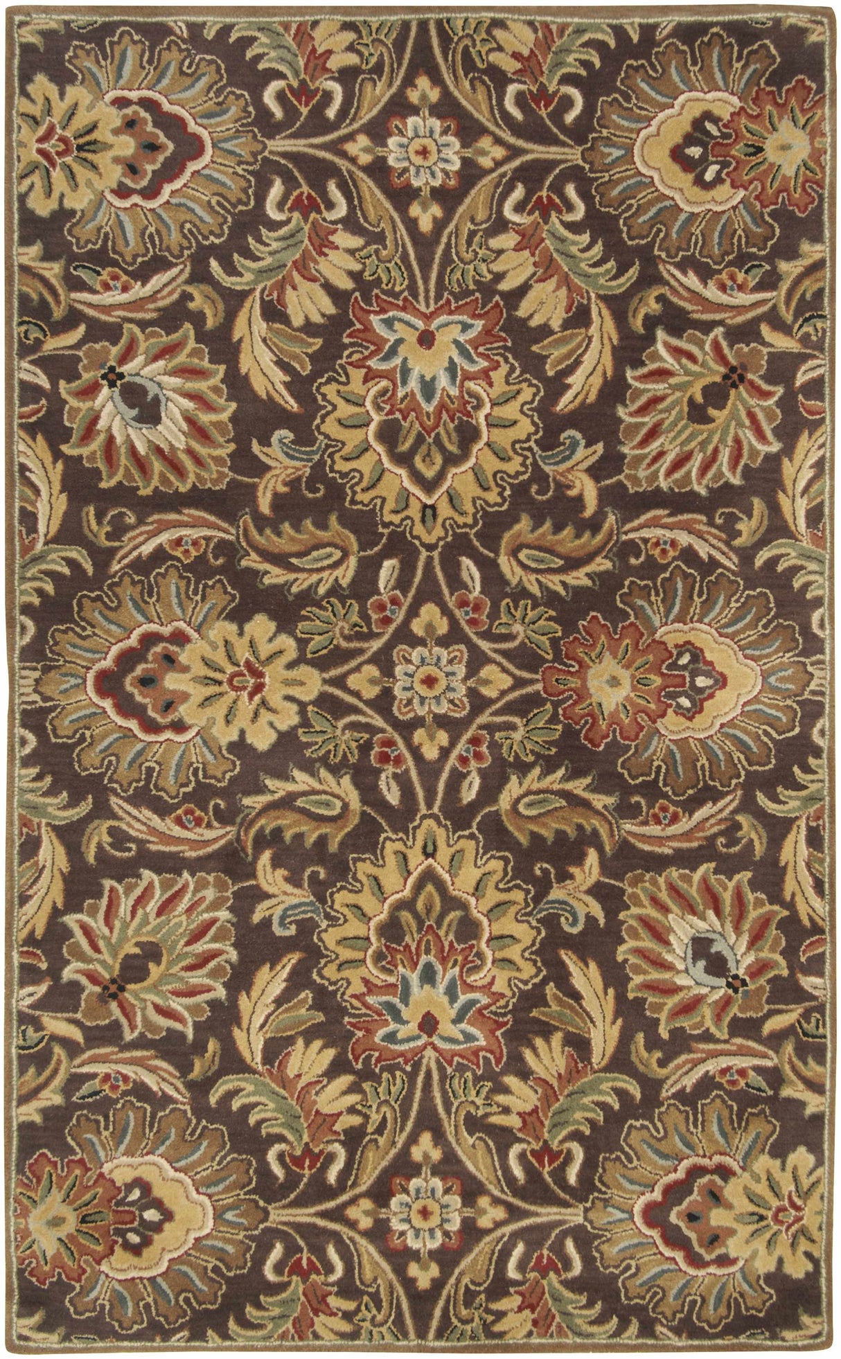 Chesterton 1028 Hand Tufted Brown Wool Rug