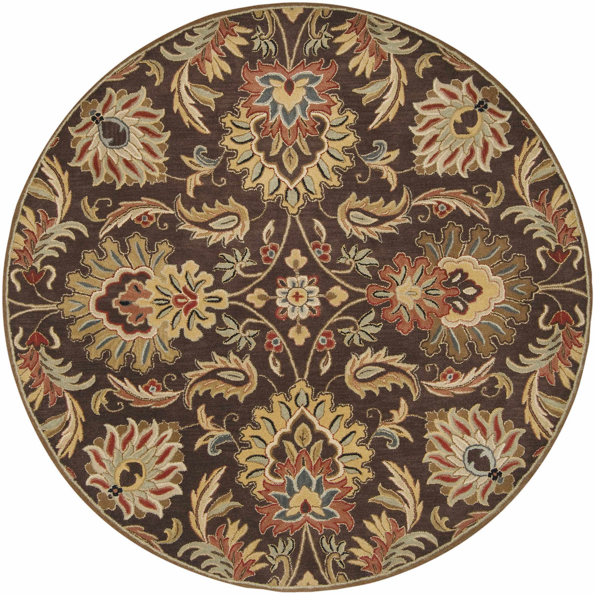 Chesterton 1028 Hand Tufted Brown Wool Rug