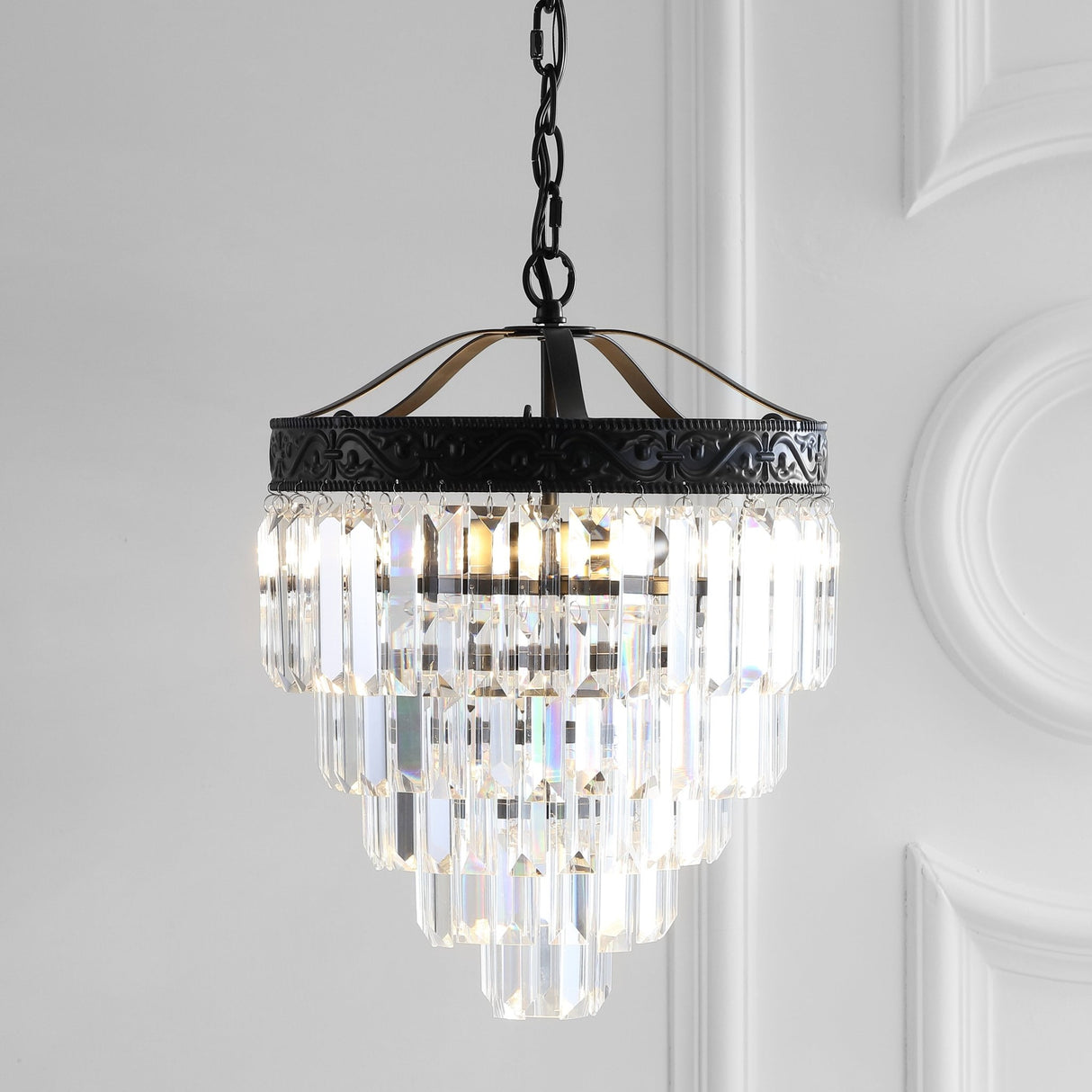 Wyatt 2 - light crystal led chandelier - Tuesday Morning - Chandeliers