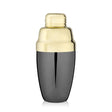 Deco-heavyweight-cocktail-shaker-in-black-&-gold-viski®-Cocktail-Shakers-&-Tools