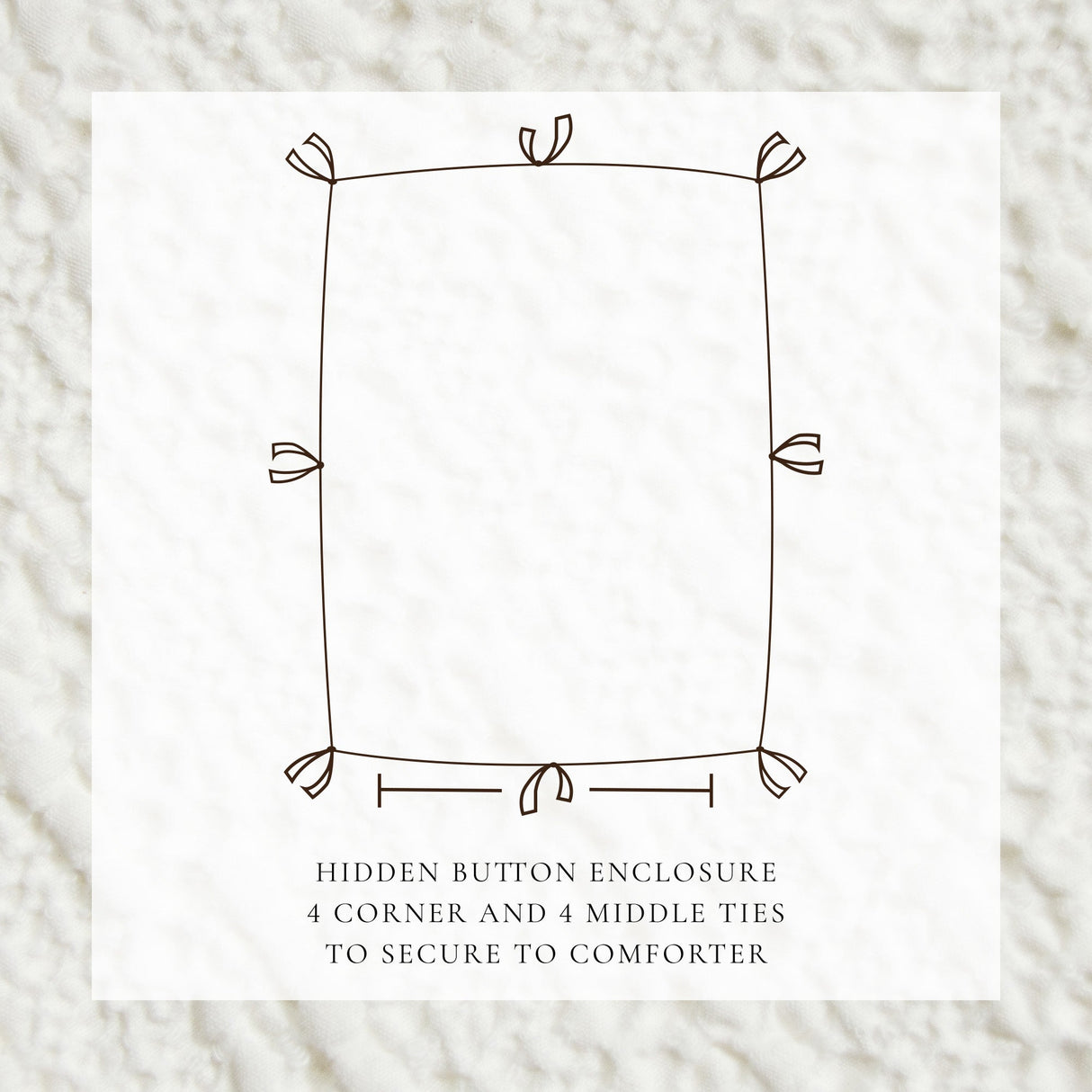 100% Cotton Waffle Weave Duvet Set - Mattea Collection