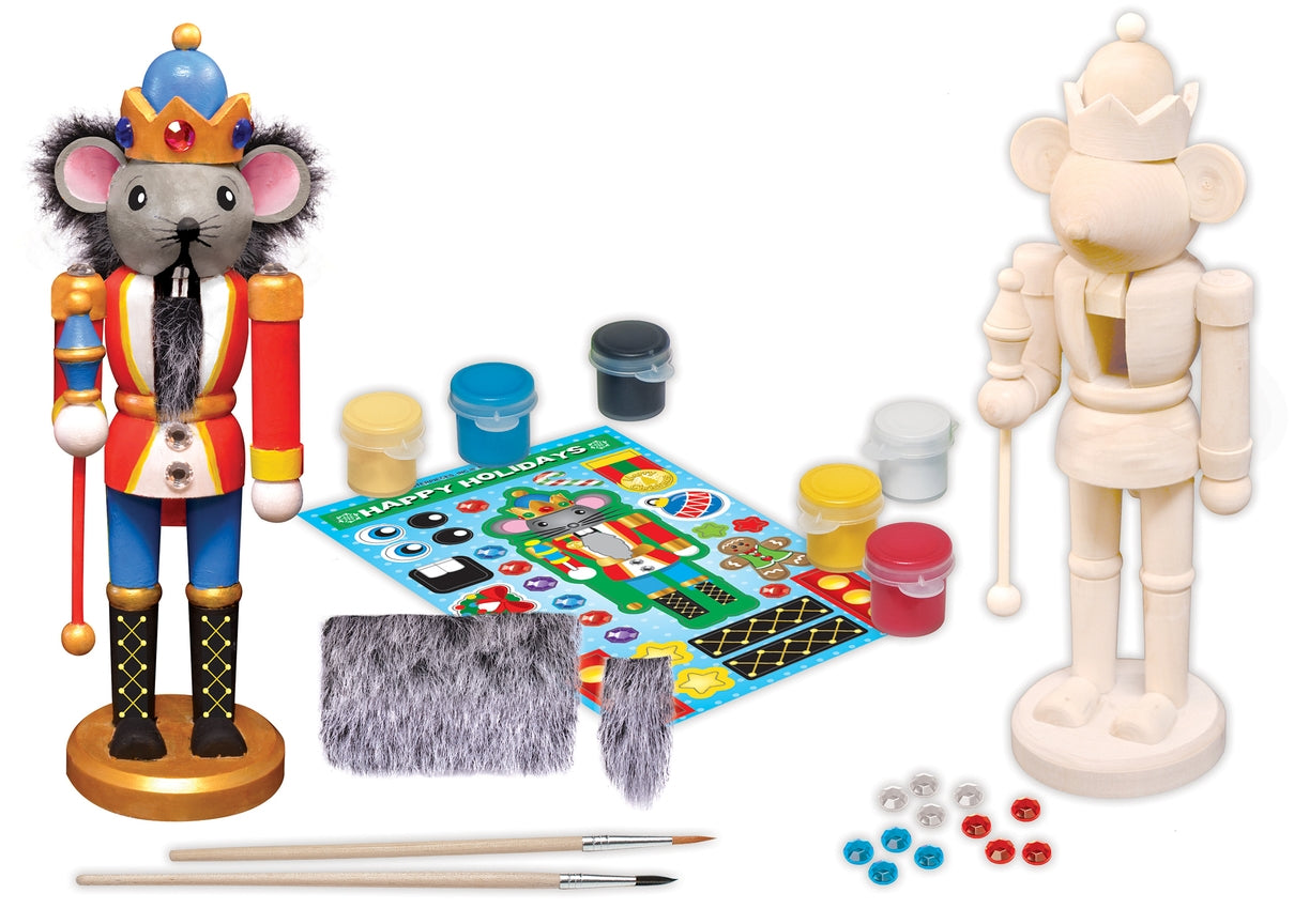 Nutcracker Mouse King Wood Craft And Paint Kit