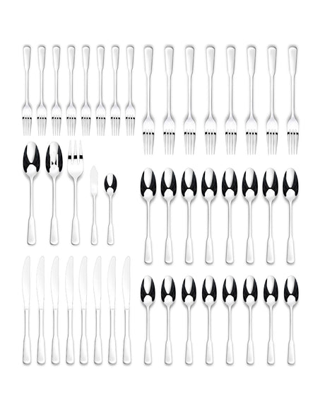 Yesenia 20 or 45 Pc Flatware Set - Tuesday Morning - Flatware