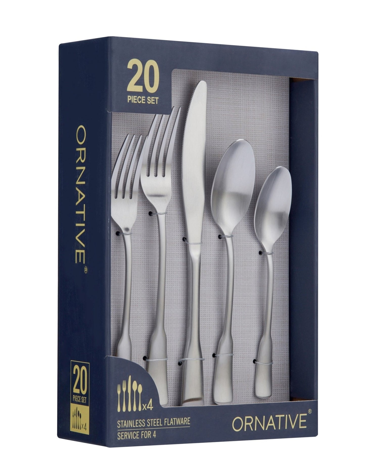 Yesenia 20 or 45 Pc Flatware Set - Tuesday Morning - Flatware