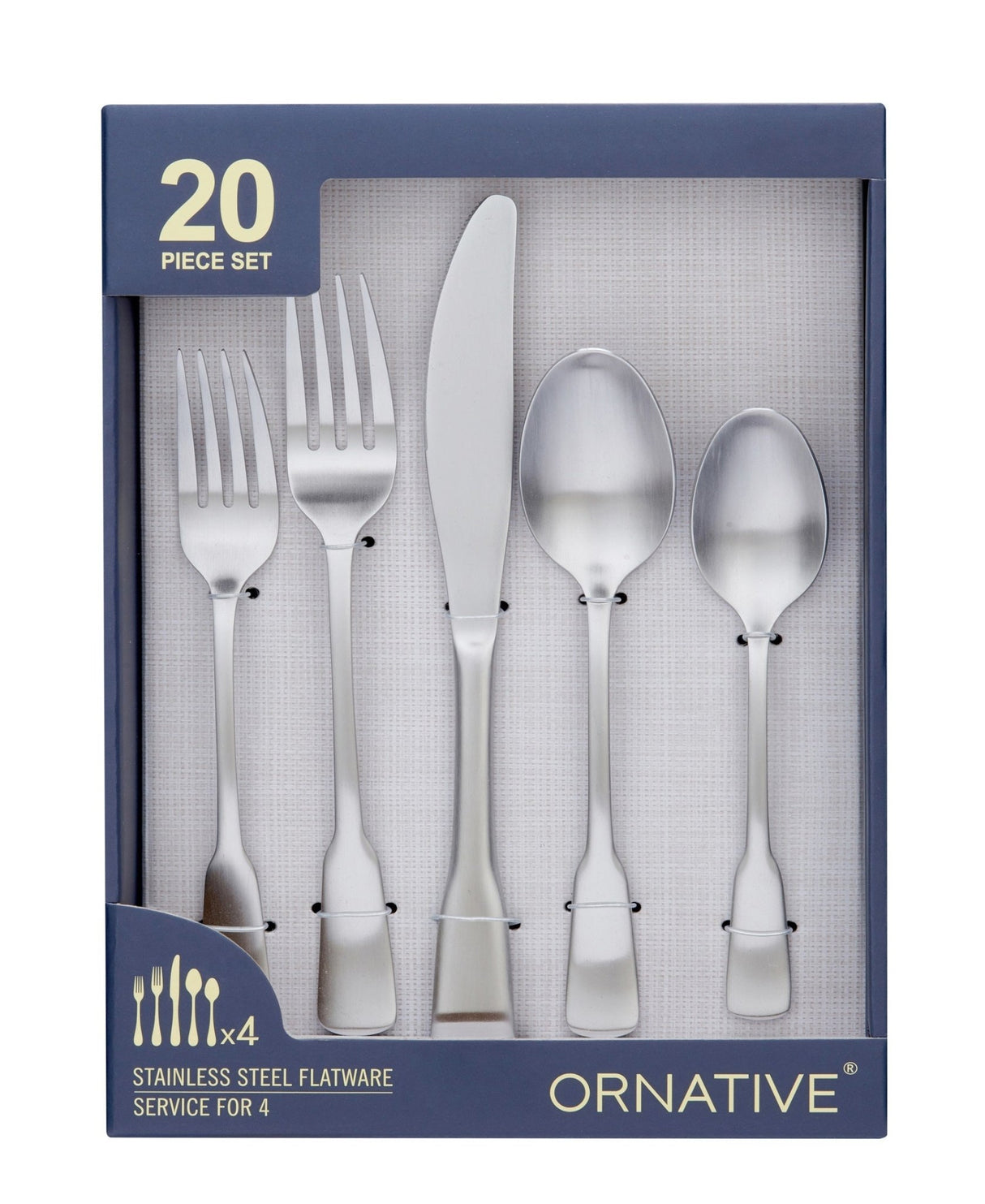 Yesenia 20 or 45 Pc Flatware Set - Tuesday Morning - Flatware