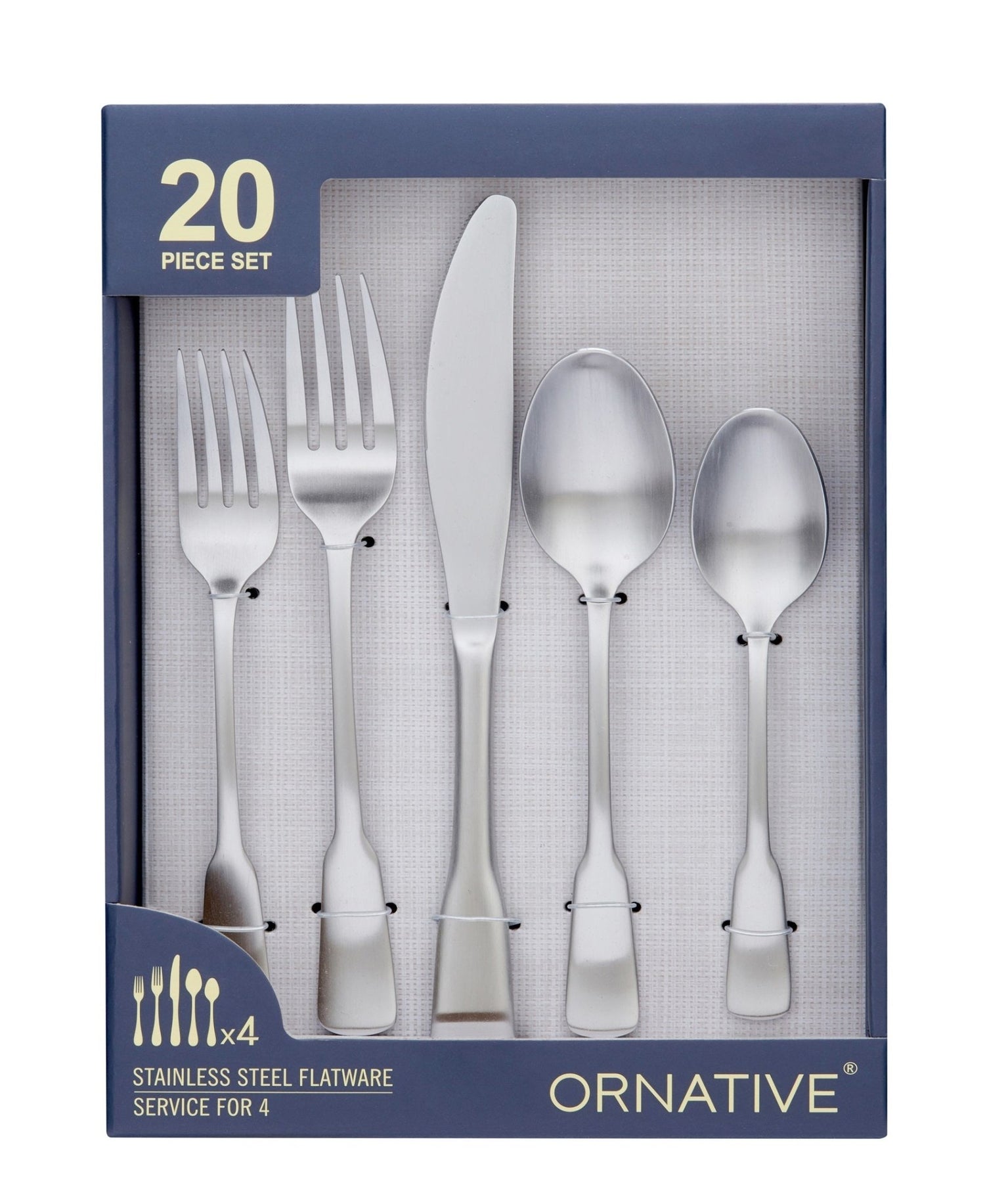 Yesenia 20 or 45 Pc Flatware Set - Tuesday Morning - Flatware