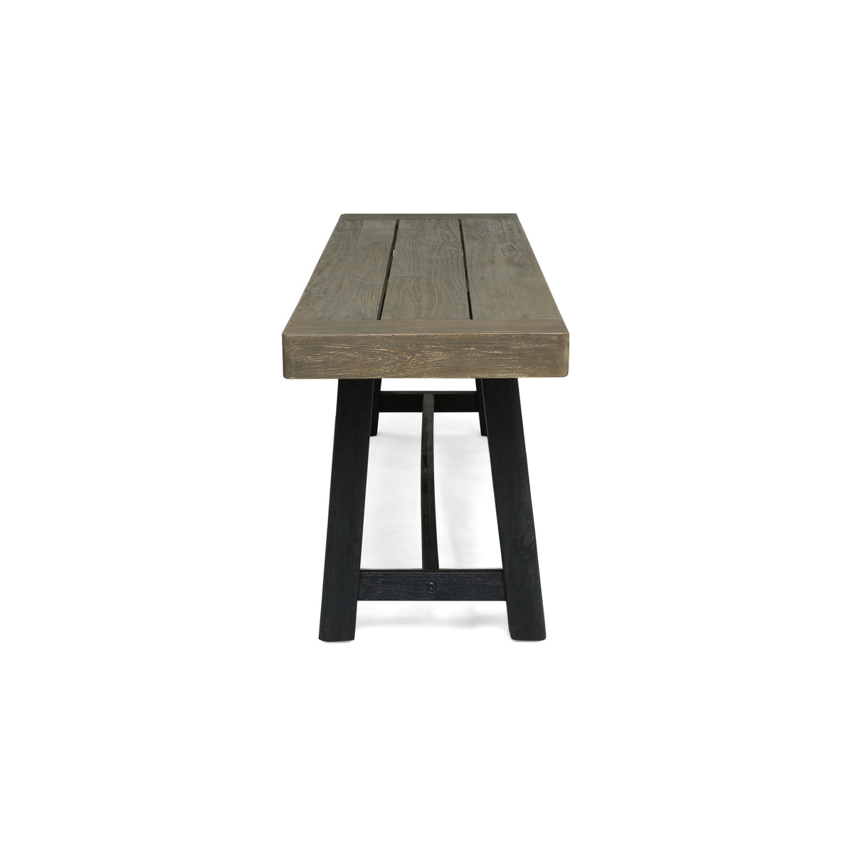 Acacia Outdoor Bench in Sandblast Finish