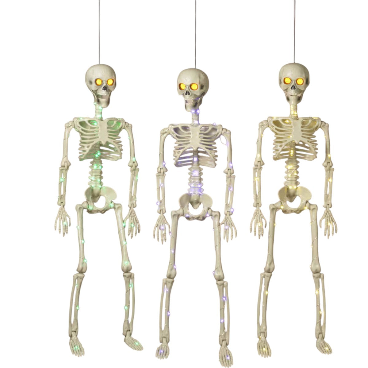 Lighted Skeleton with Moving Eyes -