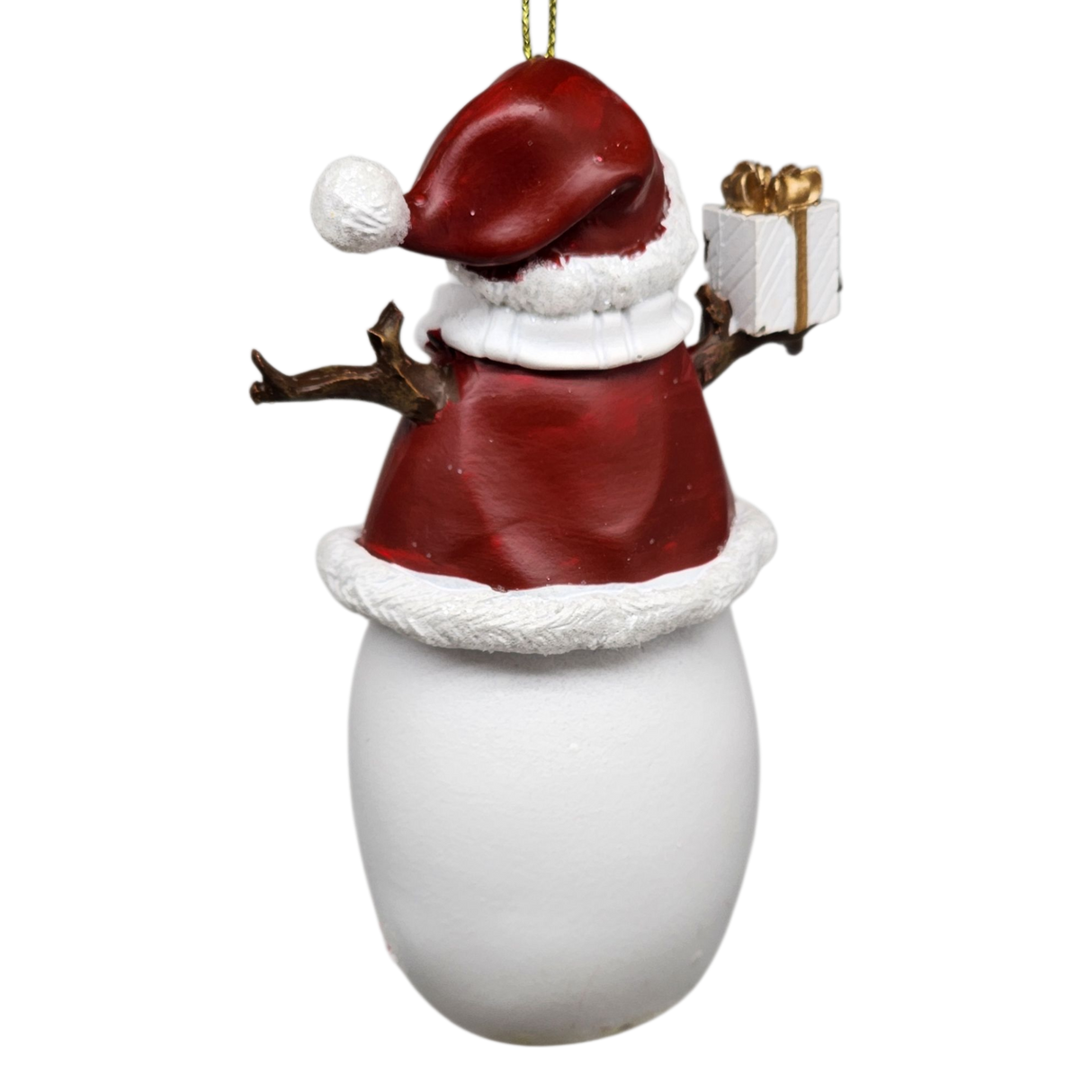 Berry Vine Snowman with Present