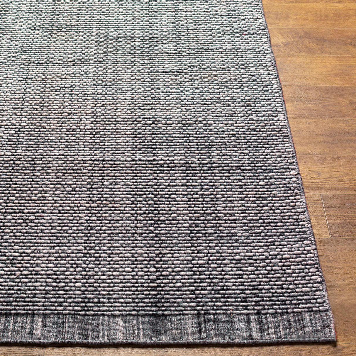 Hand Loomed Light Gray Area Rug - Clearance