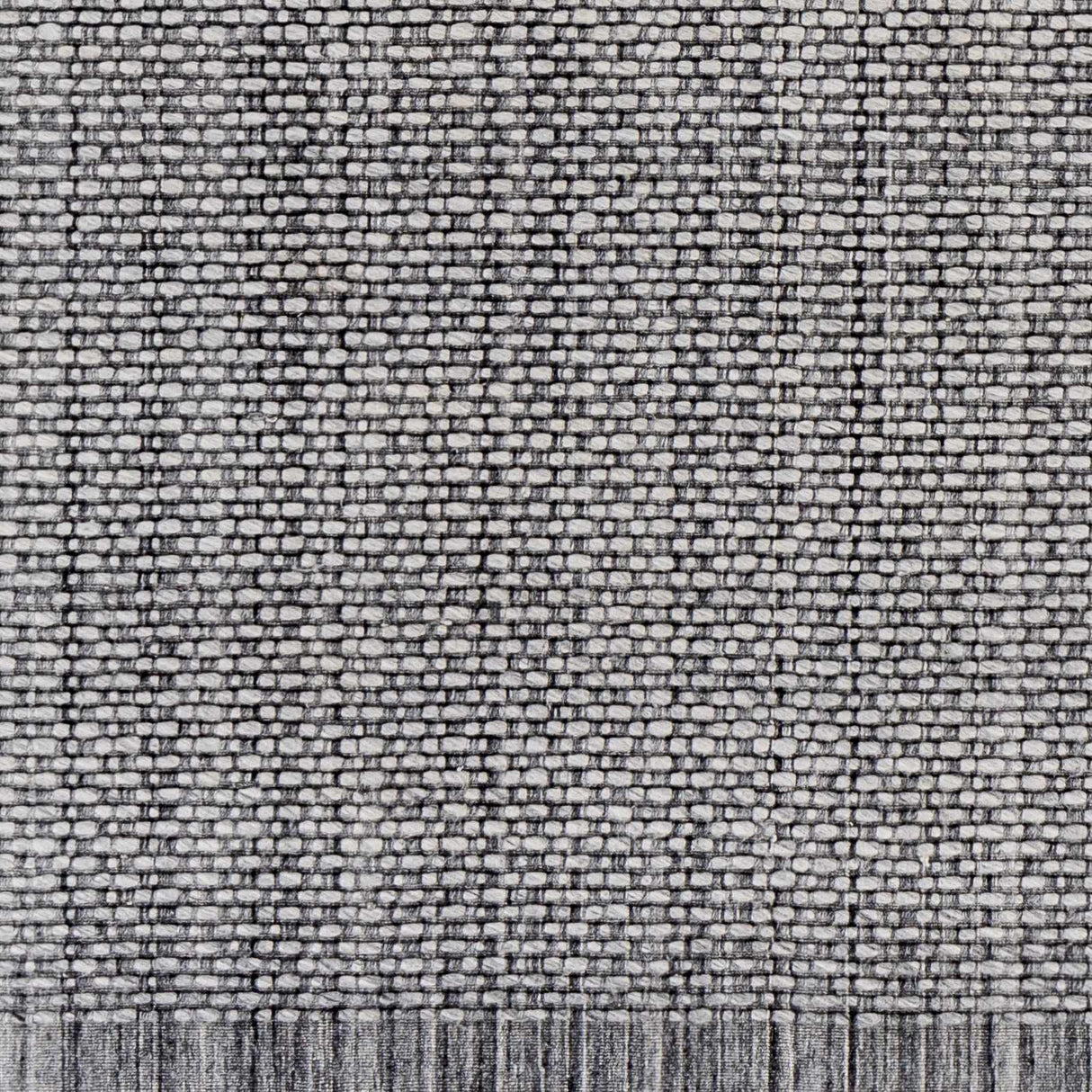 Hand Loomed Light Gray Area Rug - Clearance