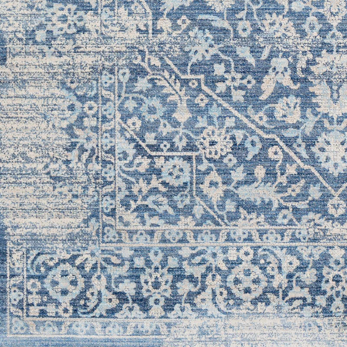 Yorkana Distressed Blue Rug - Clearance