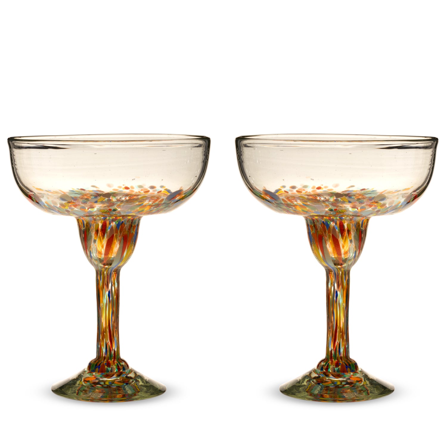 Artistico-recycled-margarita-glass-set-by-twine-living®-Cocktail-Glasses