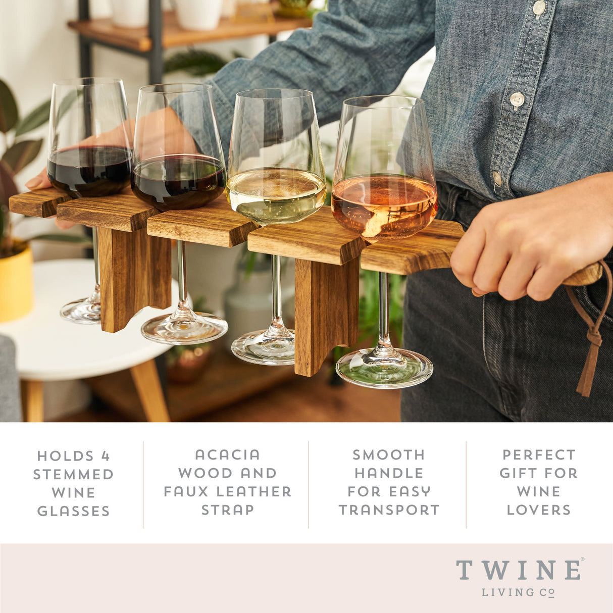 Easy transport flight carrier by twine living