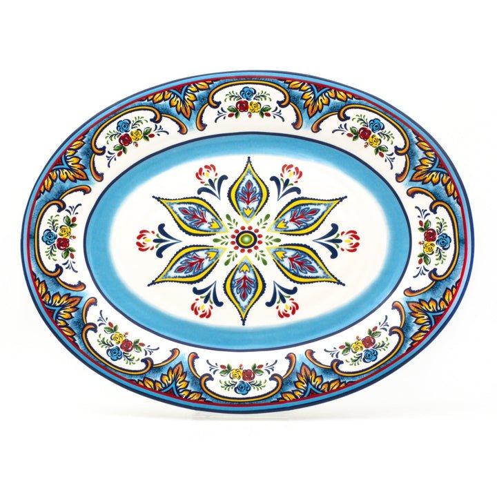 Zanzibar Large Stoneware Serving Platter - Tuesday Morning - Serving Platters