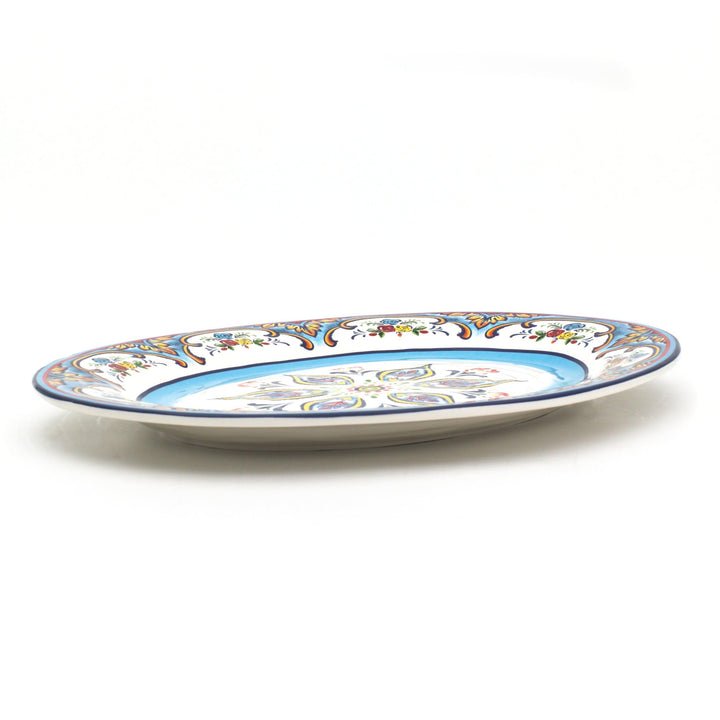 Zanzibar Large Stoneware Serving Platter - Tuesday Morning - Serving Platters