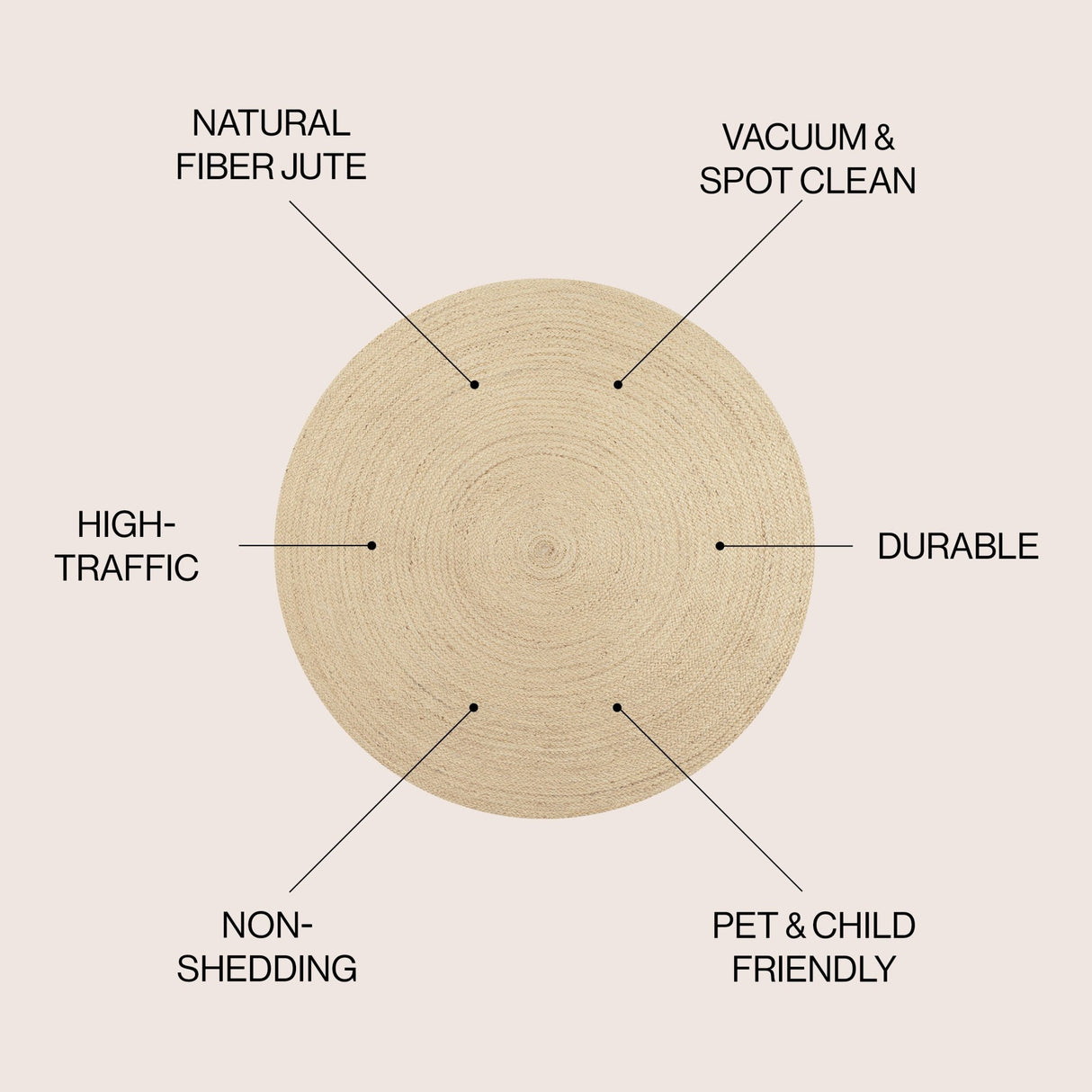 Zara Braided Coastal Cottage Round Area Rug - Tuesday Morning - Area Rugs