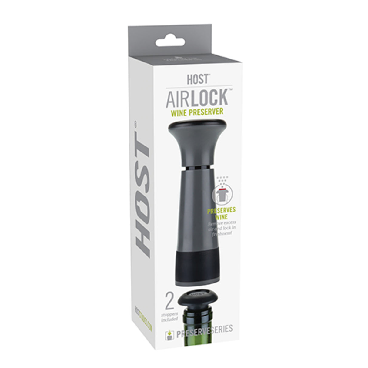 Airlock™ wine preserver by host®