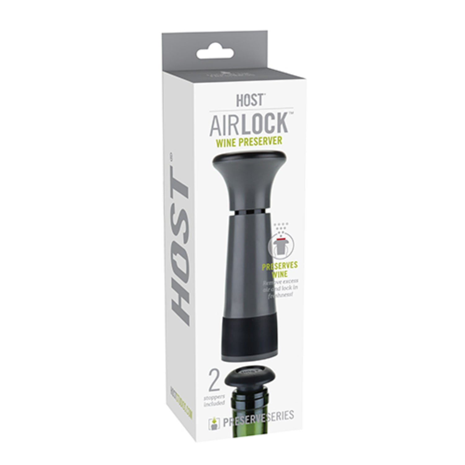 Airlock™ wine preserver by host®