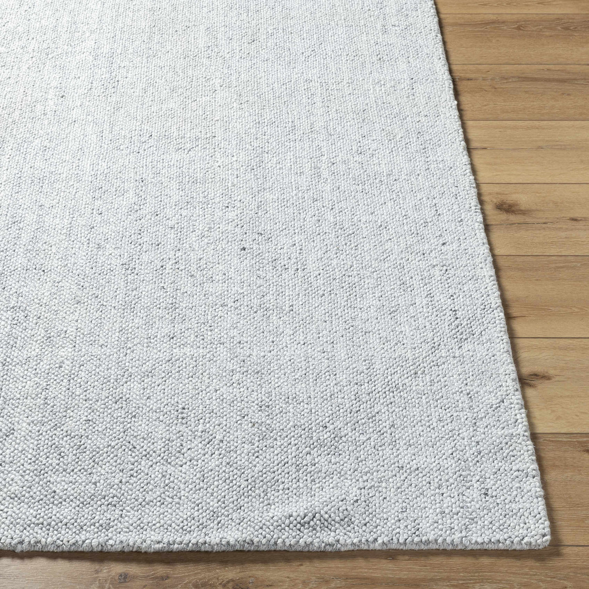 Zareh Gray Blue Solid Area Rug - Clearance