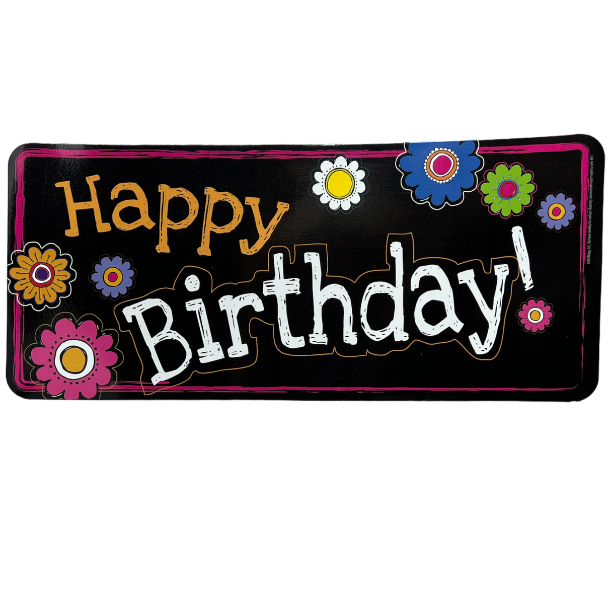Magnet Car Art - Happy Birthday