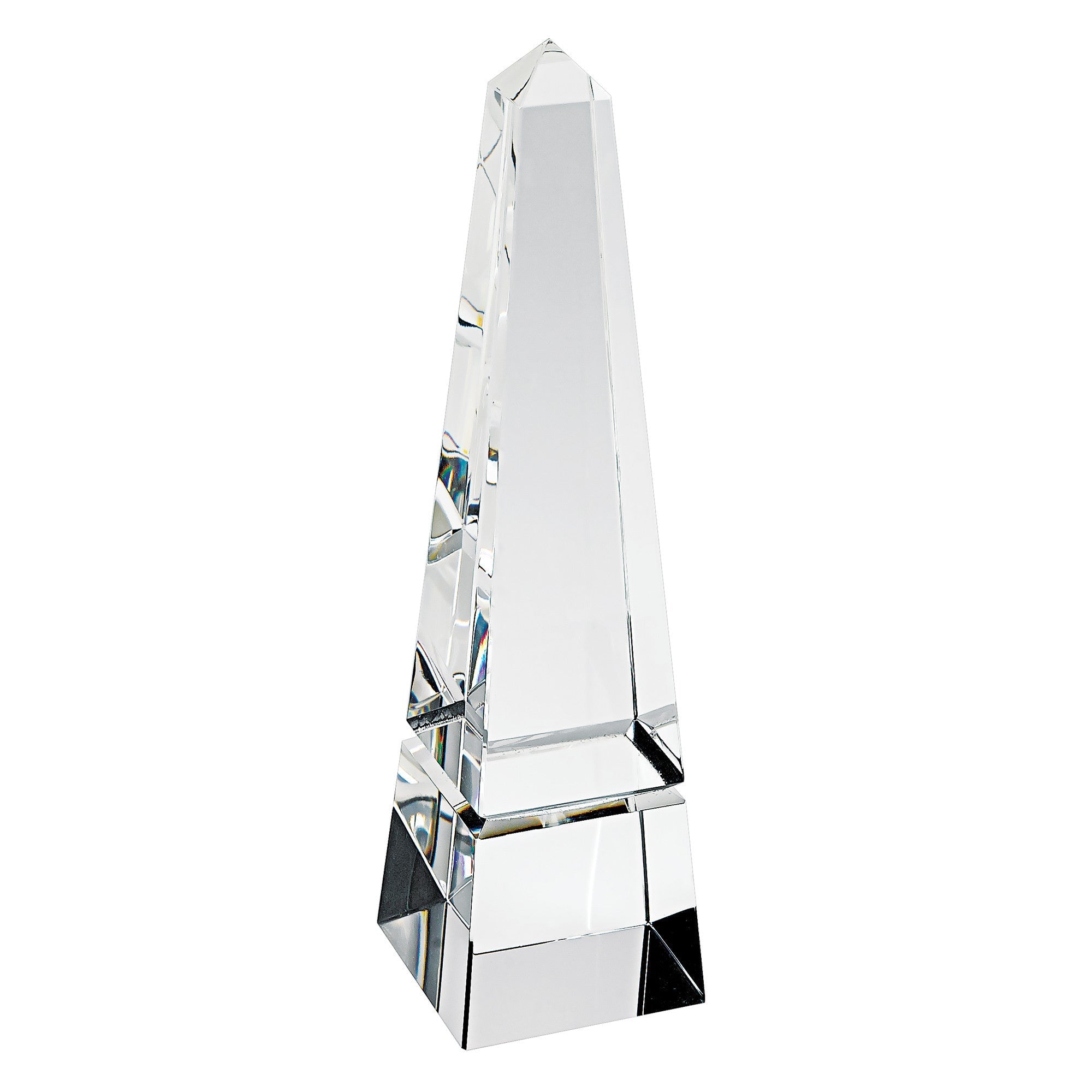 10 Hand Crafted Crystal Obelisk - Tuesday Morning-Sculptures
