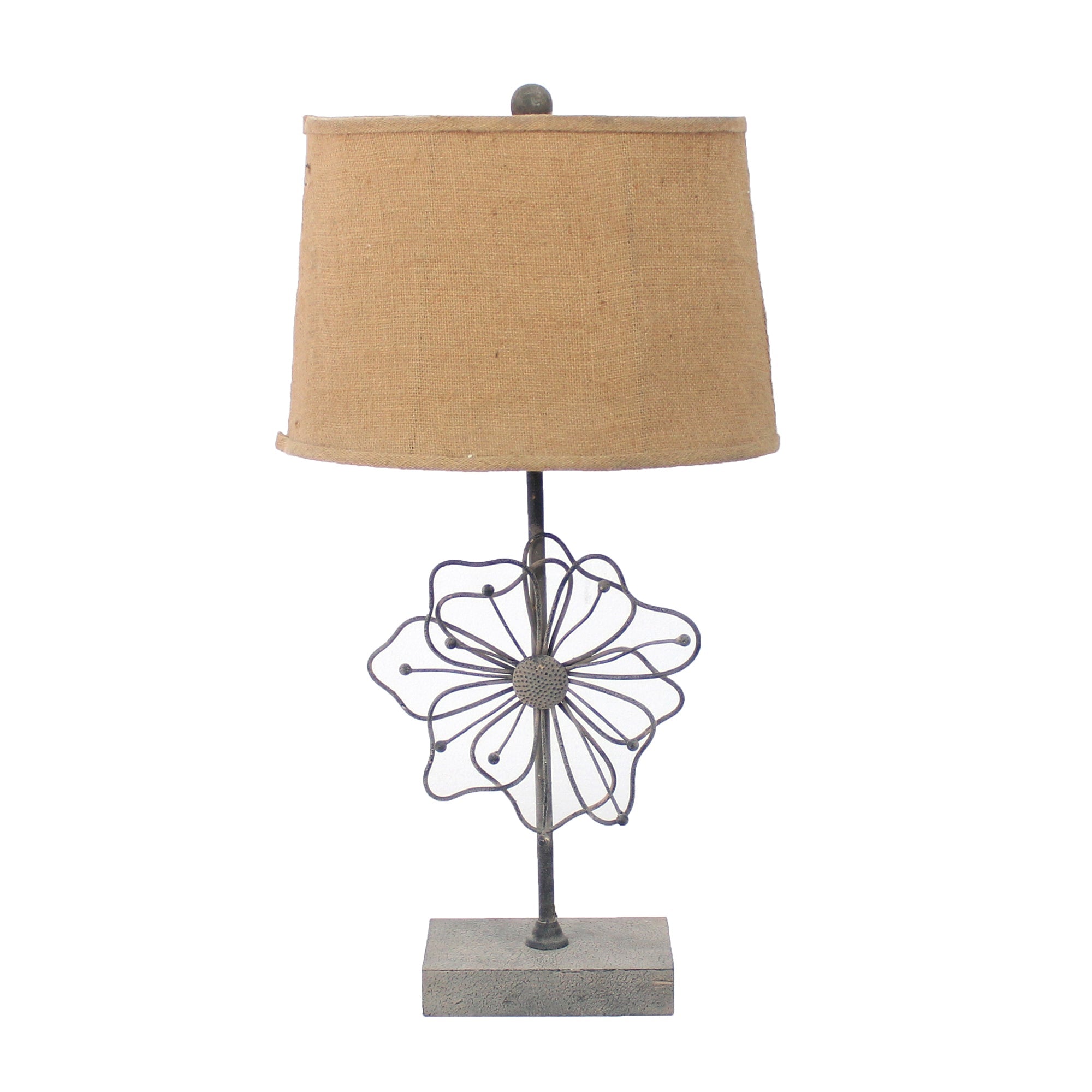 11-X-15-X-27.75-Tan-Country-Cottage-With-Blooming-Flower-Pedestal-Table-Lamp-Table-Lamps