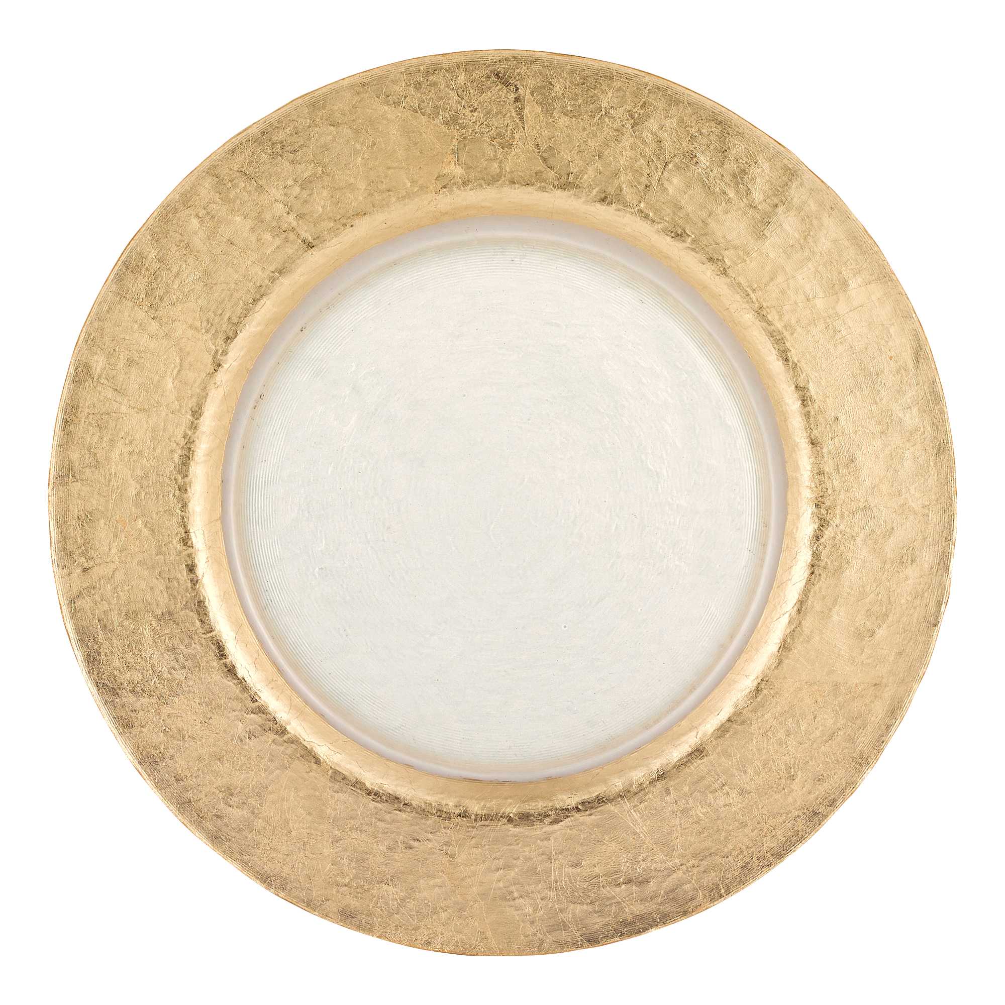 13-Hand-Crafted-Gold-Glass-Authentic-Leaf-Round-Charger-Plate-Dinnerware