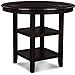 5-piece Outdoor Counter Height Dining Set, Ebony - Tuesday Morning-Dining Sets