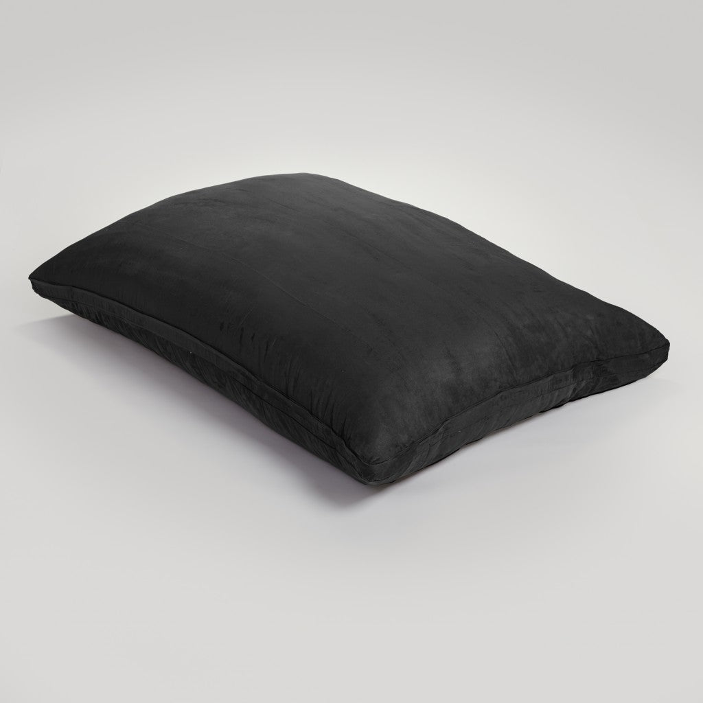 73" x 52" Black Sofa Sack Bean Bag Lounger - Tuesday Morning-Floor Chairs