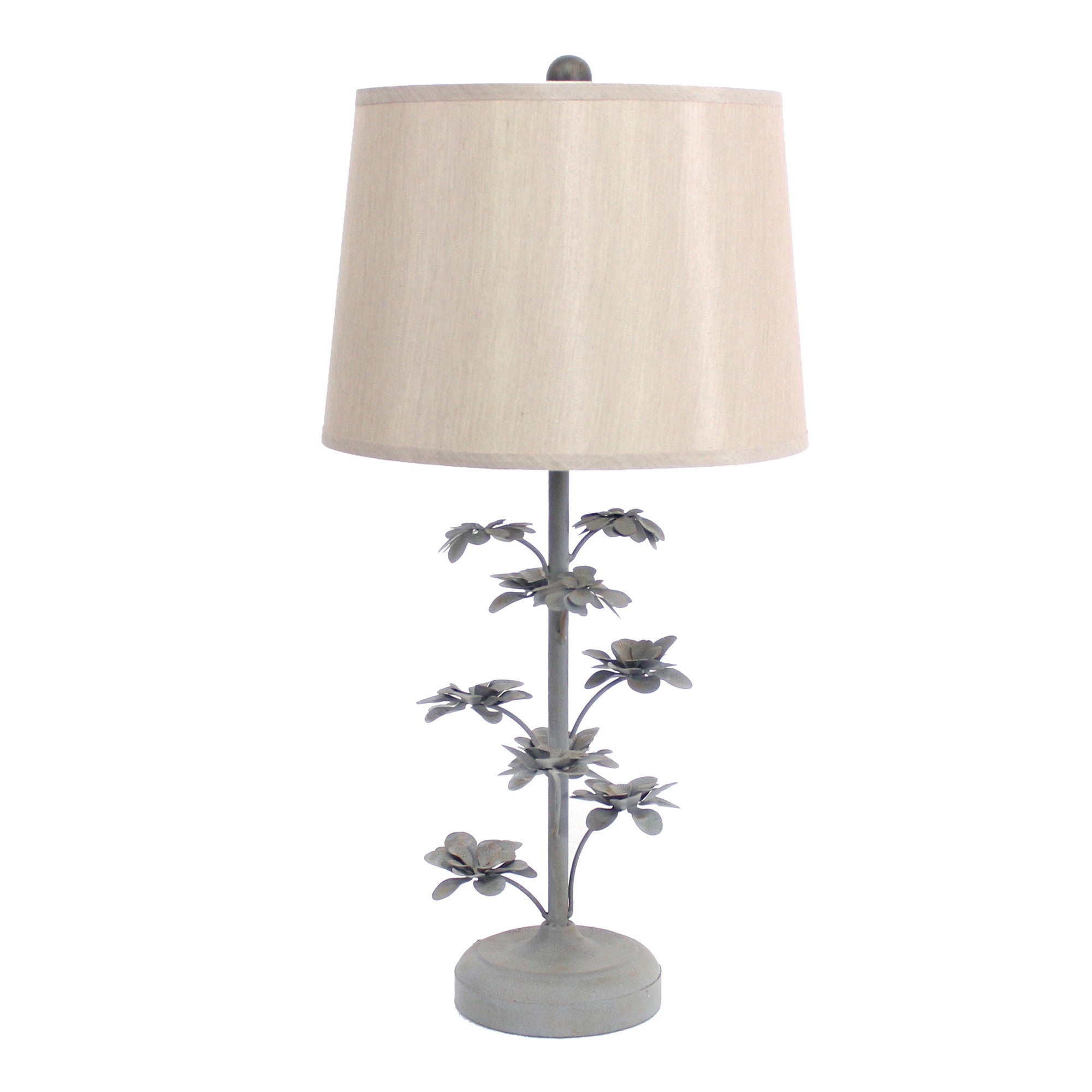 8 X 12 X 28 Gray Rustic Flowering Tree - Table Lamp - Tuesday Morning-Table Lamps