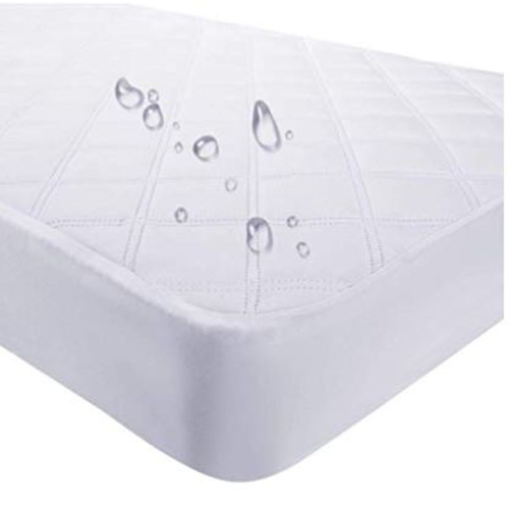 9" Waterproof Bamboo Terry Crib Mattress Pad Liner Mattress Cover Only - Tuesday Morning-Bed Sheets