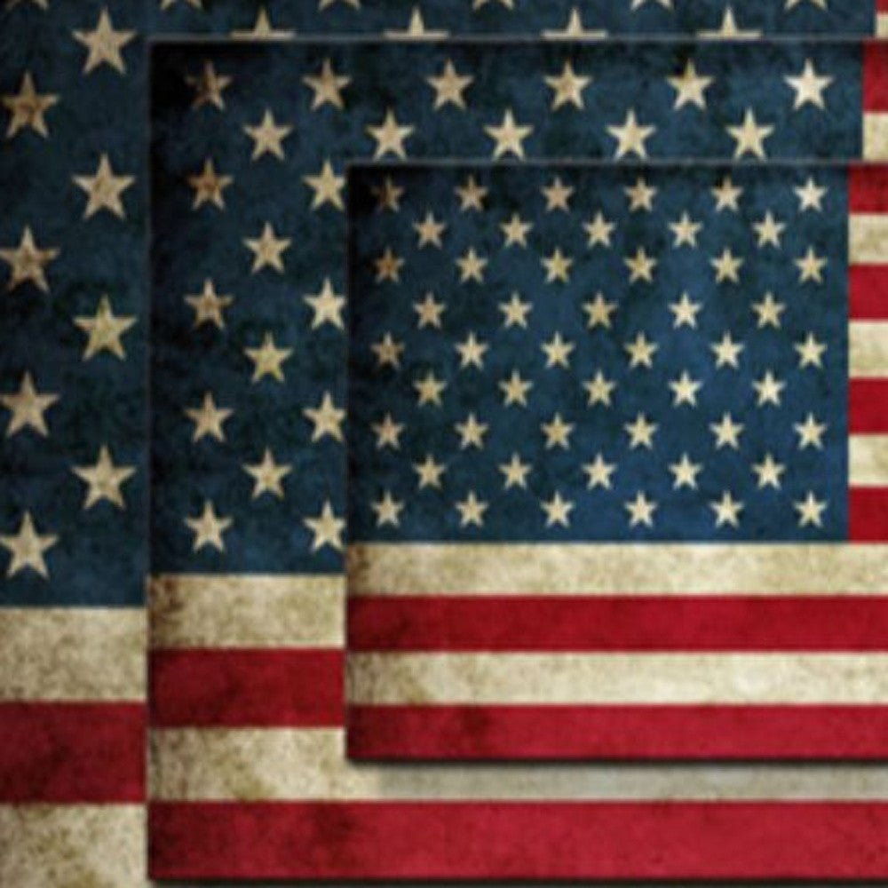 America Flag Unframed Print Wall Art - Tuesday Morning-Wall Art