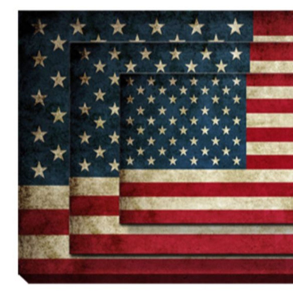 America Flag Unframed Print Wall Art - Tuesday Morning-Wall Art